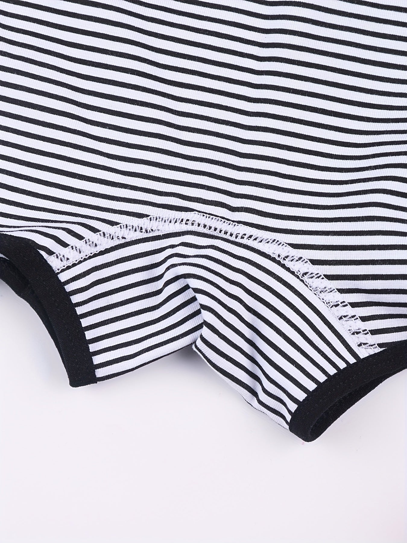 3 Pack Plus Size Sporty Panties Set Women's Plus Letter Tape Stripe & Dot Print