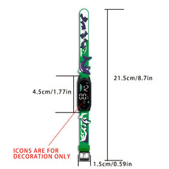 LED Sports Watch with Backlit Display for Soccer Basketball Swimming