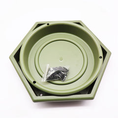 XL Hanging Bird Feeder & Bird Bath 2-in-1 Green