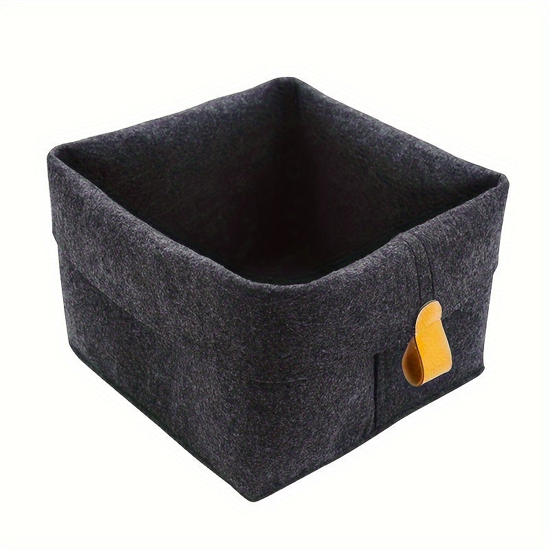 Stylish Nordic Felt Storage Basket for Home Decor