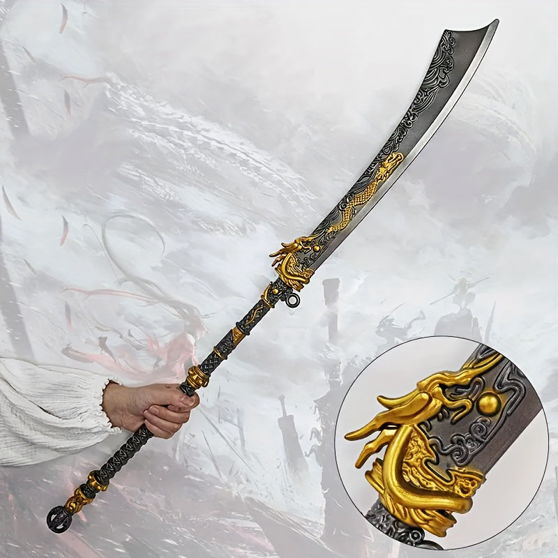 3D Dragon Pattern Carved Plas. Toy for Cosplay Prop