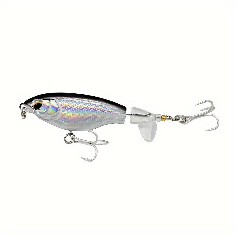 2 Whopper Popper Bait Kit, Realistic Action, Bright Colors