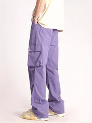 Cargo Pants Men s Flap Pocket Trousers Loose Casual Outdoor Pants