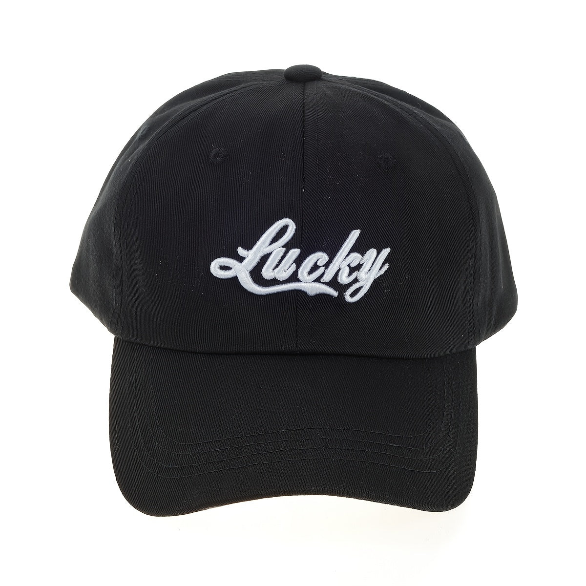 Soft Top Baseball Cap Letter Sunscreen Peaked Cap Unisex