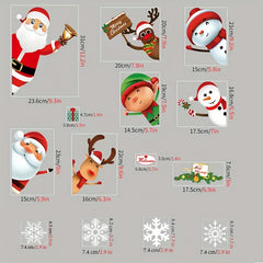 Christmas Snowflake Window Sticker Holiday Decals Decoration