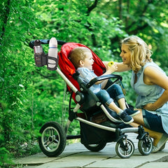 Convenient Stroller Cup Holder & Adjustable Handlebar Accessory
