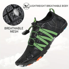 Breathable Lace Up Water Sports Pool Beach Swimming Barefoot Shoes