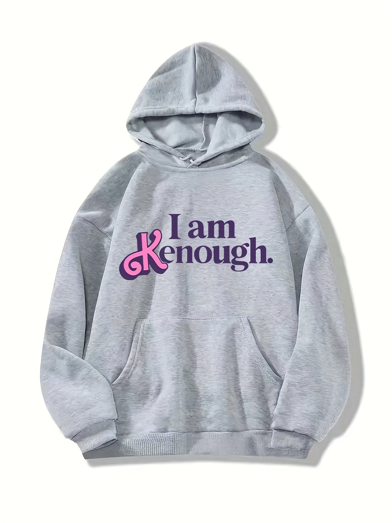 Kenough Hoodie Drawstring Casual Hooded Sweatshirt for Winter & Fall