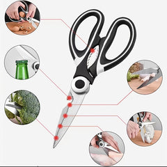 Stainless Steel Kitchen Scissors Food Scissors Strong Chicken Bone Scissors