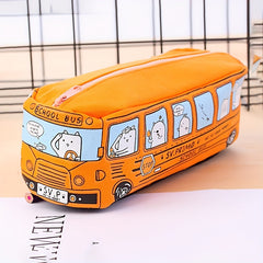 Canvas Pencil Case for School Supplies Storage