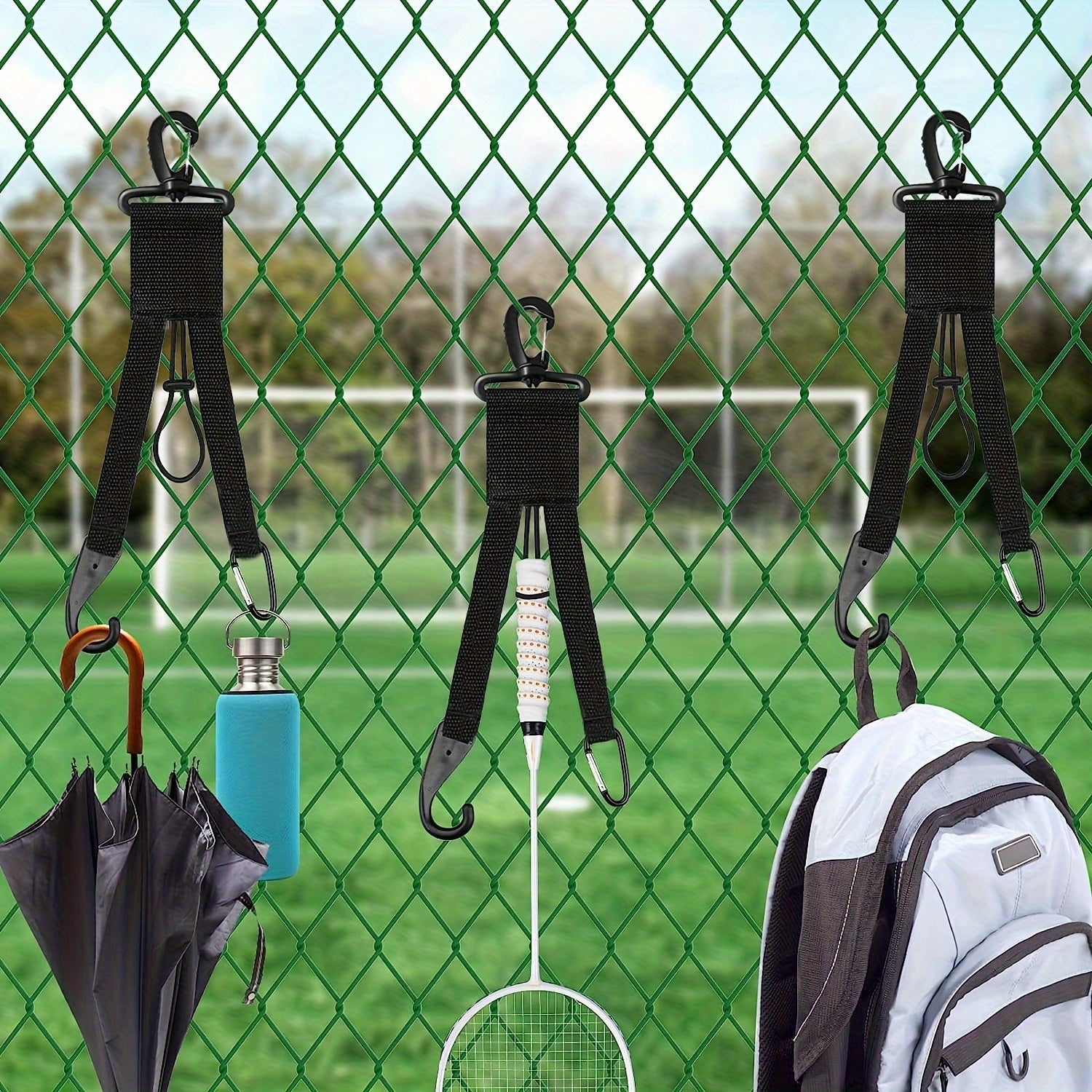 Baseball & Softball Equipment Hooks, Set of 3, Outdoor Camping & Sports Gear