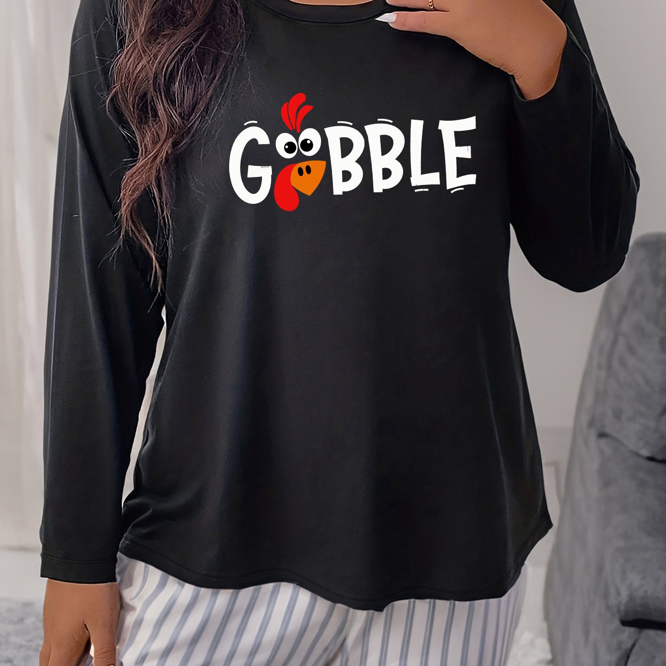 Thanksgiving Casual Loungewear Top