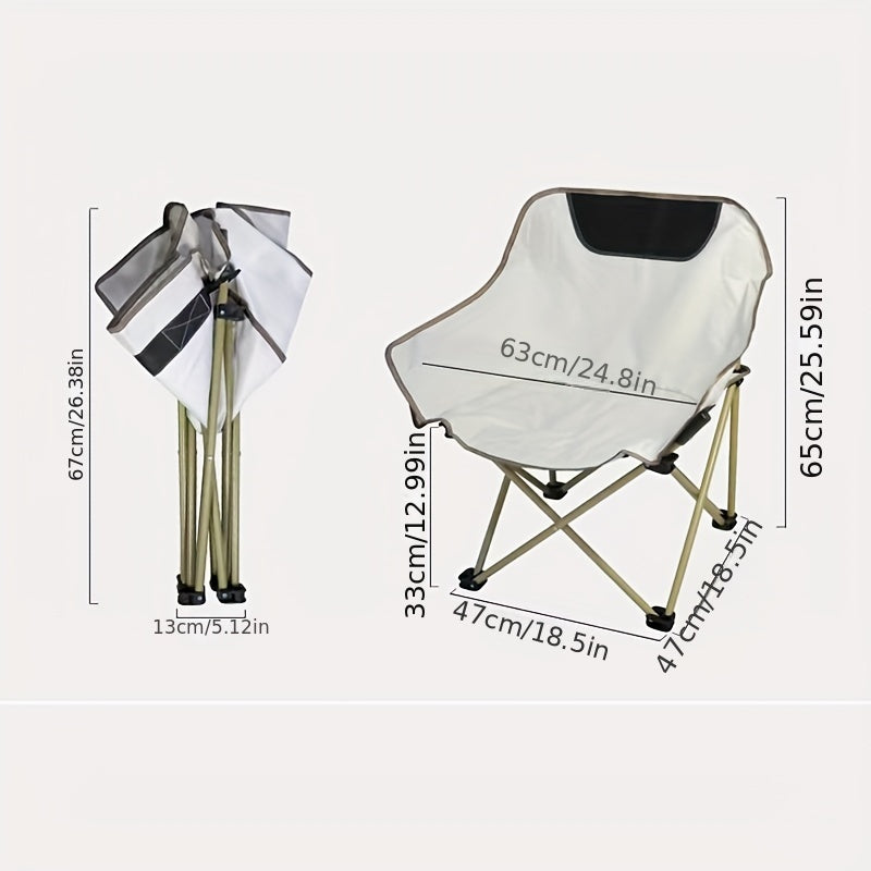 Portable Lightweight Folding Chair for Fishing & Camping