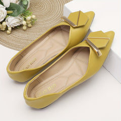 Geometric Decor Slip-On Flat Shoes for Women