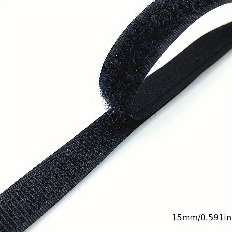 1Pair Nylon Mother Buckle Sewing Strap 0.91m Hook and Face Raw Adhesive
