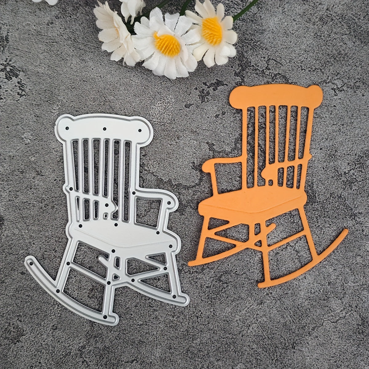 Rocking Chair Metal Cutting Dies for Card Making