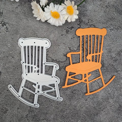 Rocking Chair Metal Cutting Dies for Card Making