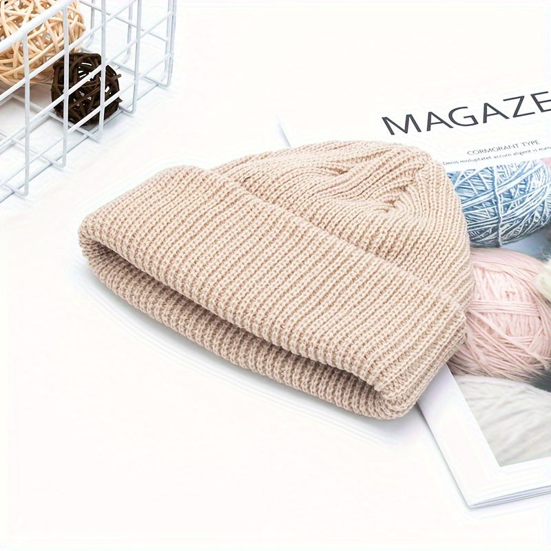 Knitted Beanie Ear Protection Hat Warm Keeping