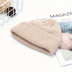 Knitted Beanie Ear Protection Hat Warm Keeping