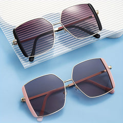 Gradient Metal UV400 Sun Shades Glasses For Driving