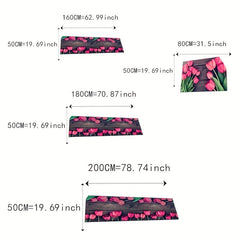 2pcs Anti Fatigue Kitchen Rug Set Non Slip Waterproof Machine Washable Carpet