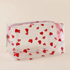 Heart Shaped Love Makeup Bag Stylish and Convenient Cosmetic and Toiletry Bag