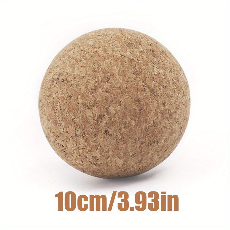 Cork Massage Ball: Soothe Muscle Tension for Yoga & Travel