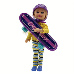 15 Doll with Skateboard and Hat - Christmas, Thanksgiving, Halloween Gift