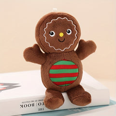 Gingerbread Man Plushie Toy Doll - Christmas Decoration Soft Anime Pillow