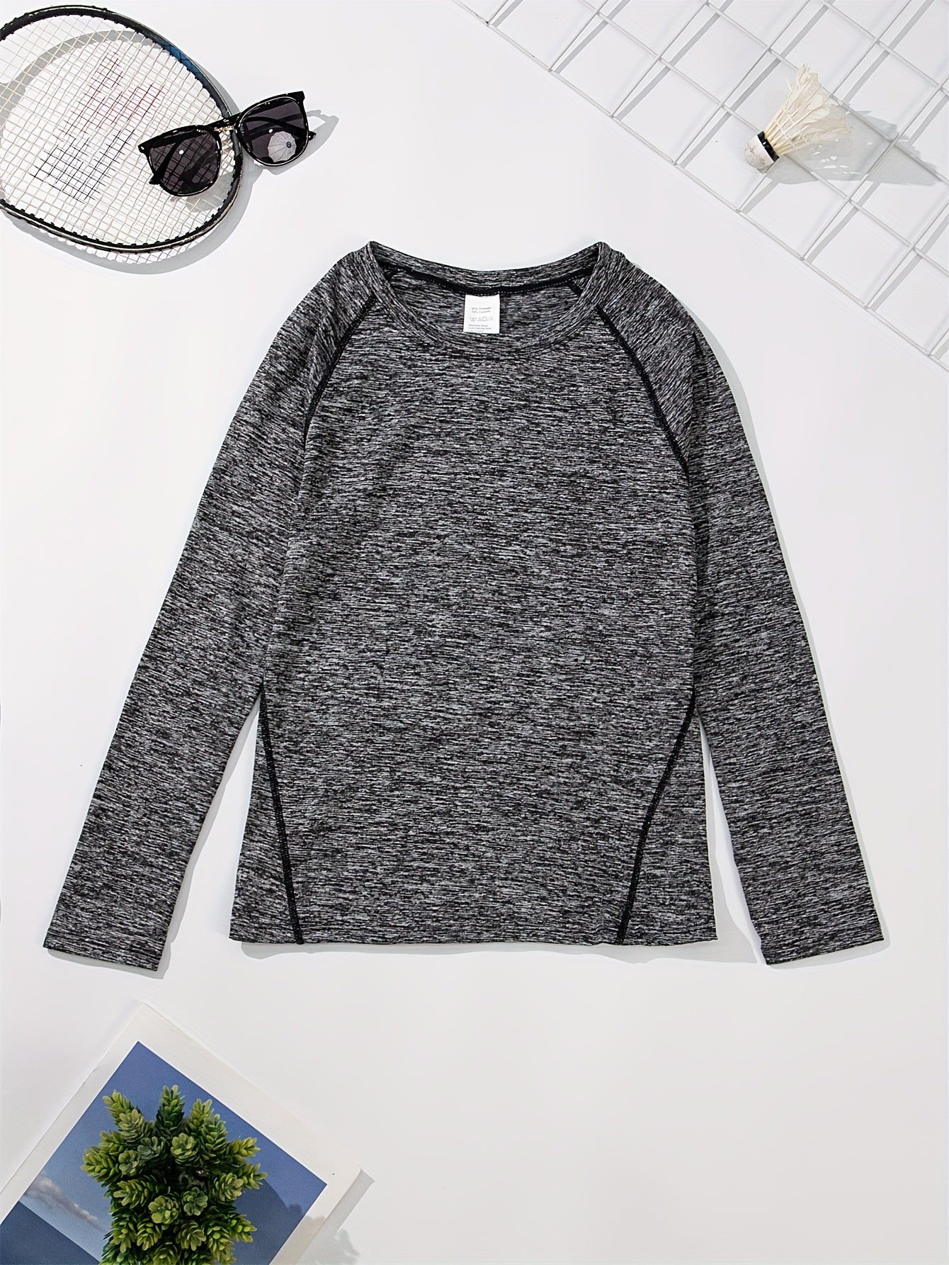 Breathable Women's Long Sleeve Running Shirt for Gym