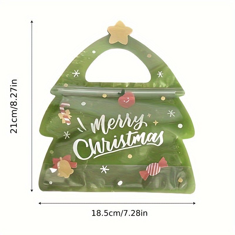 10pcs Christmas Gift Bags for Candy Packaging