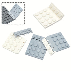 Thin Plate Hinge Building Block Roof Bracket 1x4 4x4 Accessories Parts