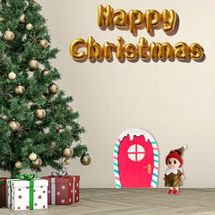 1pc Christmas Bookshelf Elf Doll Clothes Accessories