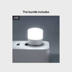 Mini Portable USB Night Light For Car Bedroom Nursery Bathroom Decorative Light