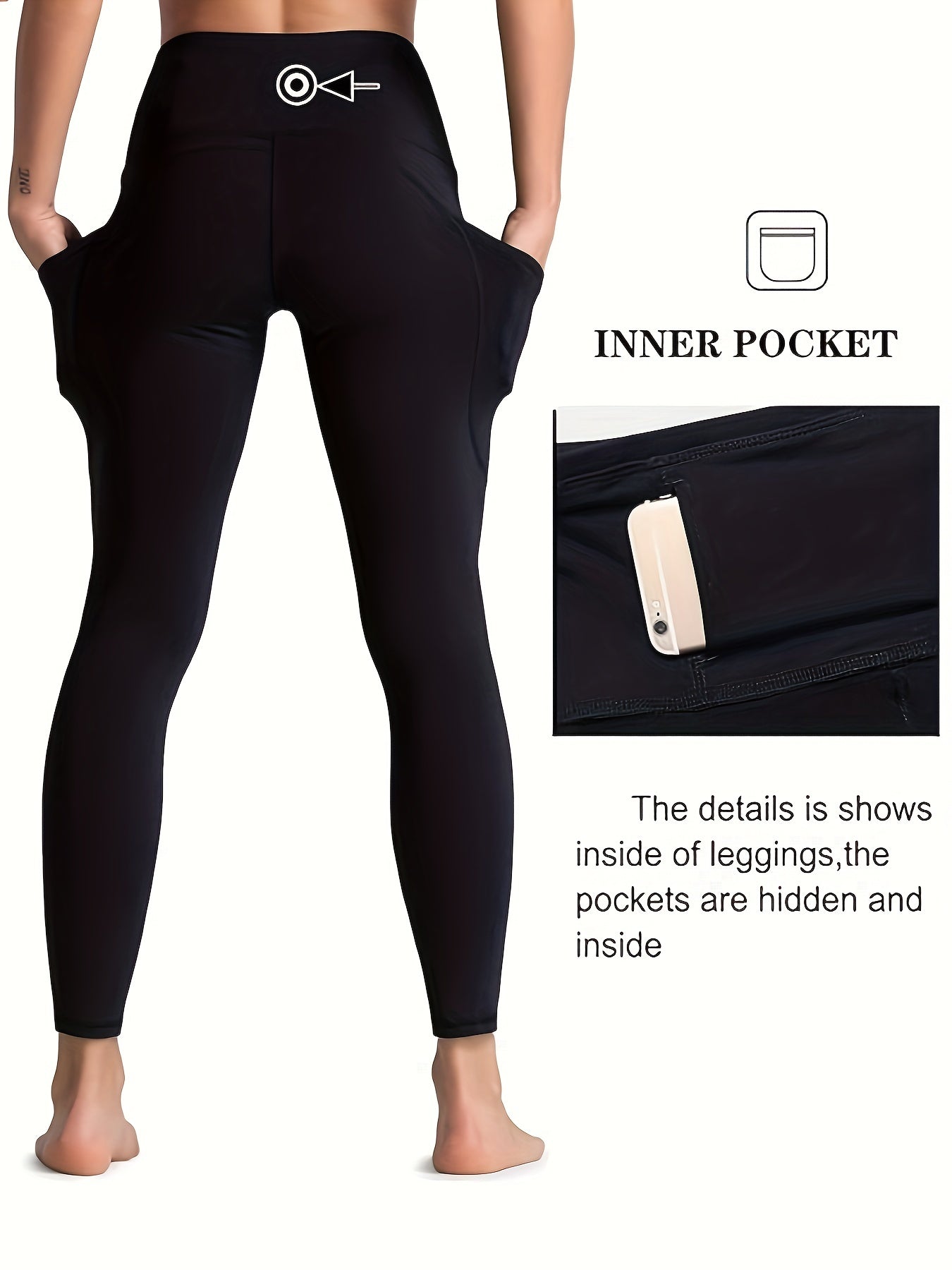 Fleece Liner High Waist Yoga Pants Slim Fit Stretch Sporty Activewear