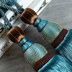 2pcs Curtain Binding Rope Hanging Tassel Curtain Holder