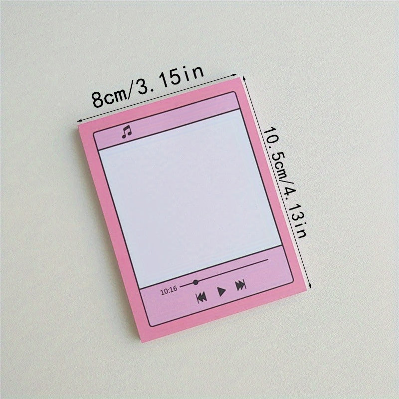 50 Sheets Pink Memo Pad Journal Decoration Paper Planner Stationery