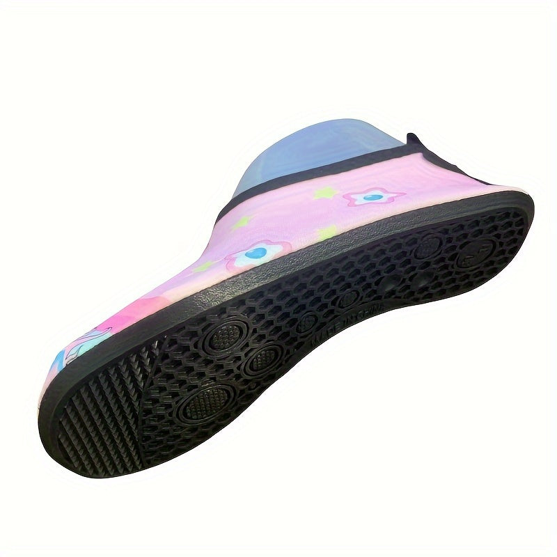 Girl's Cartoon Water Socks Quick Dry Non Slip Shoes