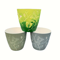 3D Cartoon Butterfly Self-suction Flower Pot Decoration