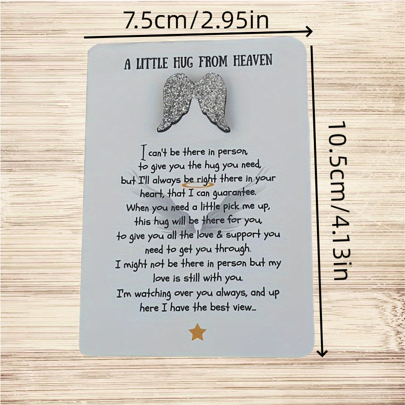 Men's Wooden Memorial Pocket Token Thoughtful Gift for Loss & Remembrance