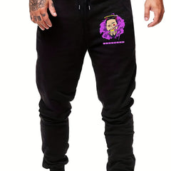 Demon Boy Print Men s Sports Pants Casual Drawstring Joggers