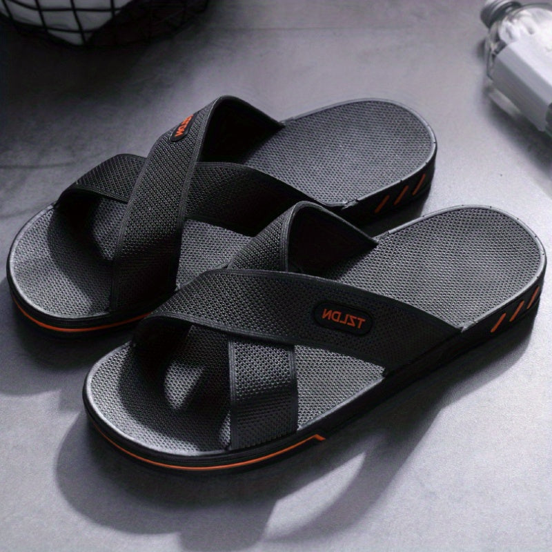 Men's Lightweight Non Slip Slides Quick Drying Comfort Slides