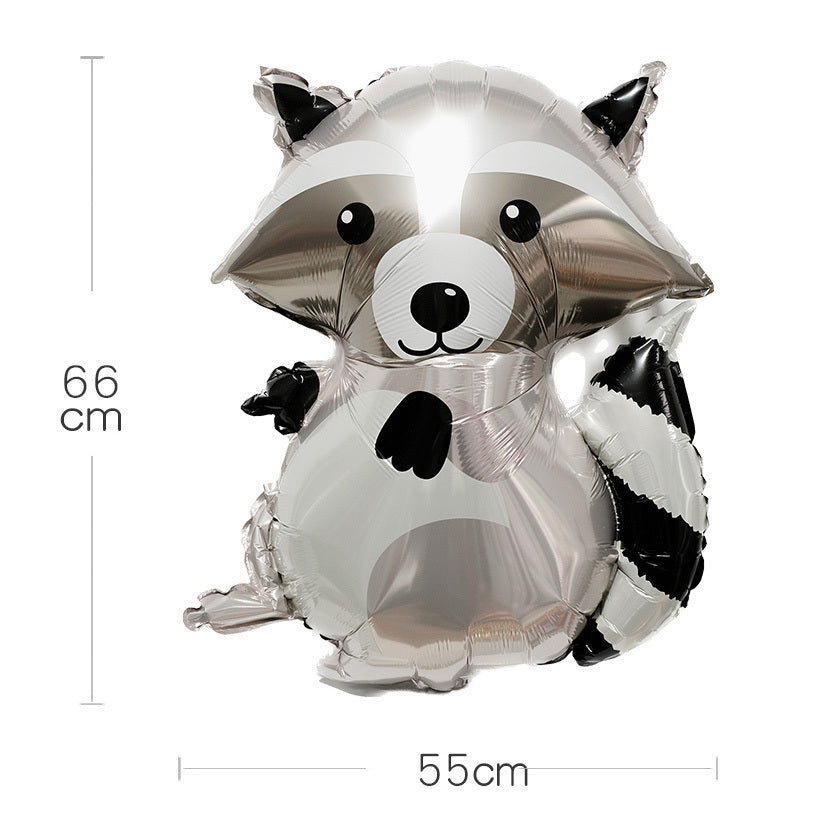 Animal Cartoon Balloons Children's Decoration Birthday Baby Boy Girl Balloons