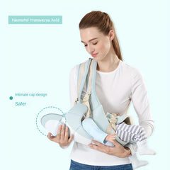 Baby Carrier Waist Stool with Head Protector
