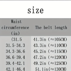 Men's Buckle Belt Business Suit Decorative Belt For Outdoor Party