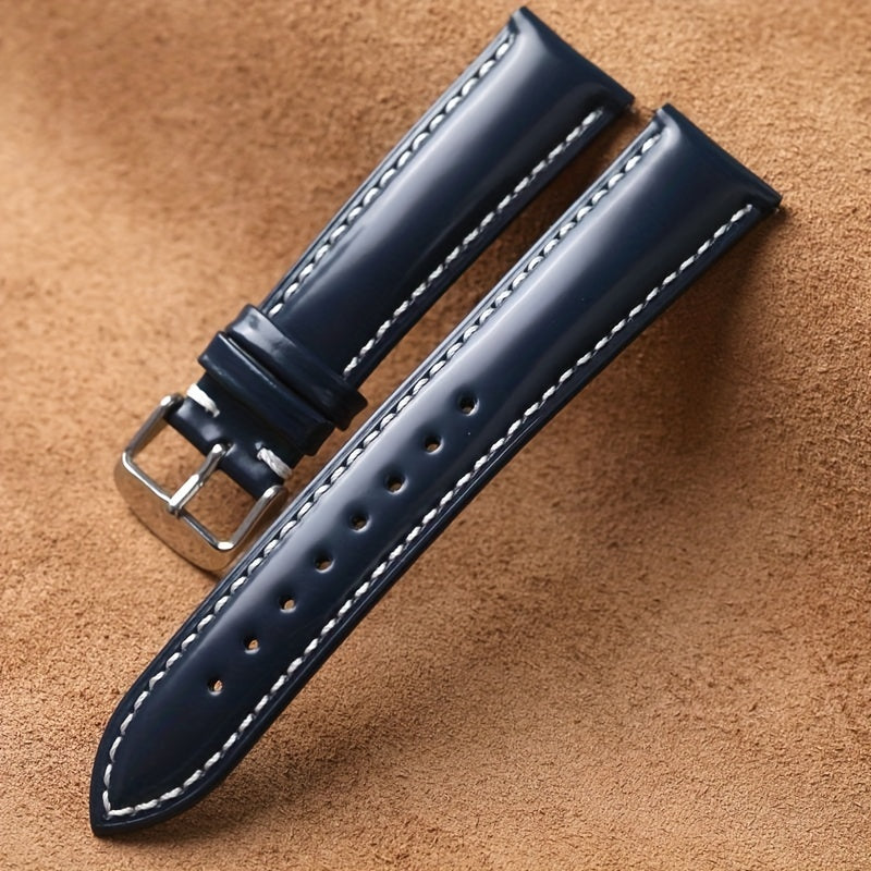 Hand Stitched Horsehide Leather Watch Strap 18-22mm Quick Release Spring Bars