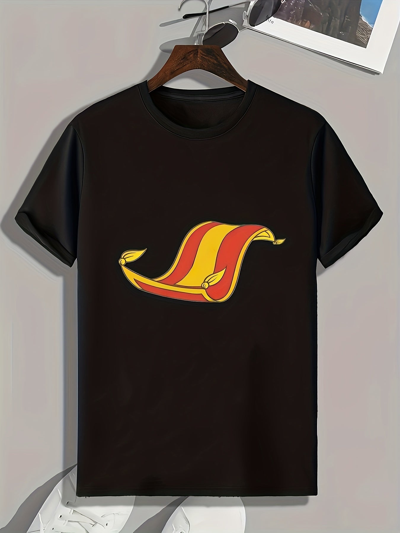 Blanket Print Men's Graphic Tee Summer Casual Comfy T-shirt