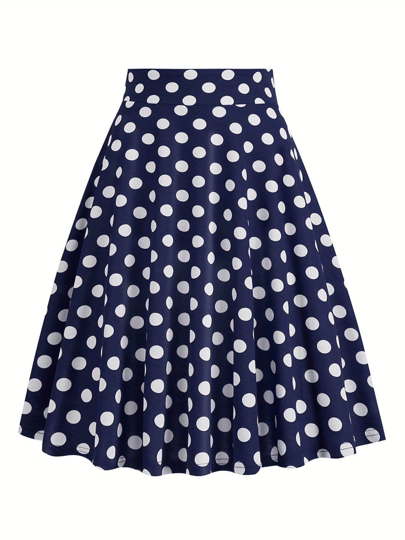 Vintage Floral Print Pleated Skirt