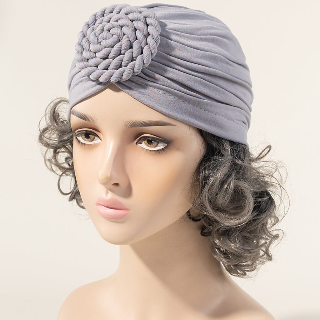 Big Twisted Knotted Tied Turban Boho Hat Pre Tied Knotted Turban Hat For Women