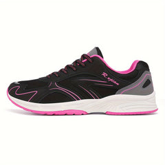 Women's Anti Slip Running Shoes Breathable Lace Up Sports Sneakers